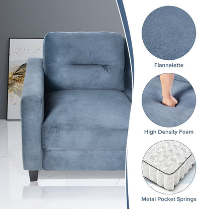Roomfitters Comfortable Sectional Seater Couch and Sofa Set for Living Room, Bedroom, Office | Small Space Furniture