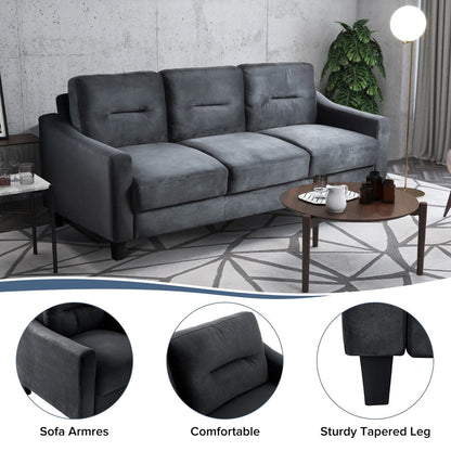 Roomfitters Comfortable Sectional Seater Couch and Sofa Set for Living Room, Bedroom, Office | Small Space Furniture