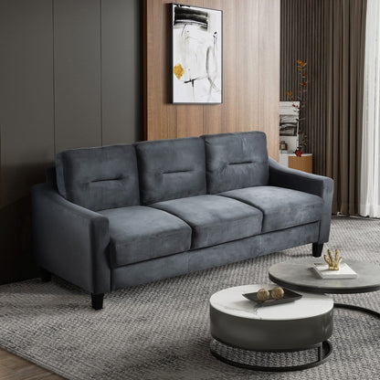 Roomfitters Comfortable Sectional Seater Couch and Sofa Set for Living Room, Bedroom, Office | Small Space Furniture