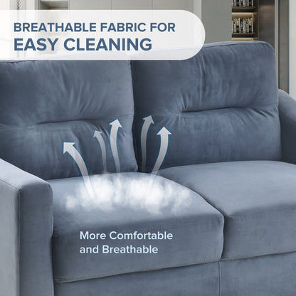 Roomfitters Comfortable Sectional Seater Couch and Sofa Set for Living Room, Bedroom, Office | Small Space Furniture