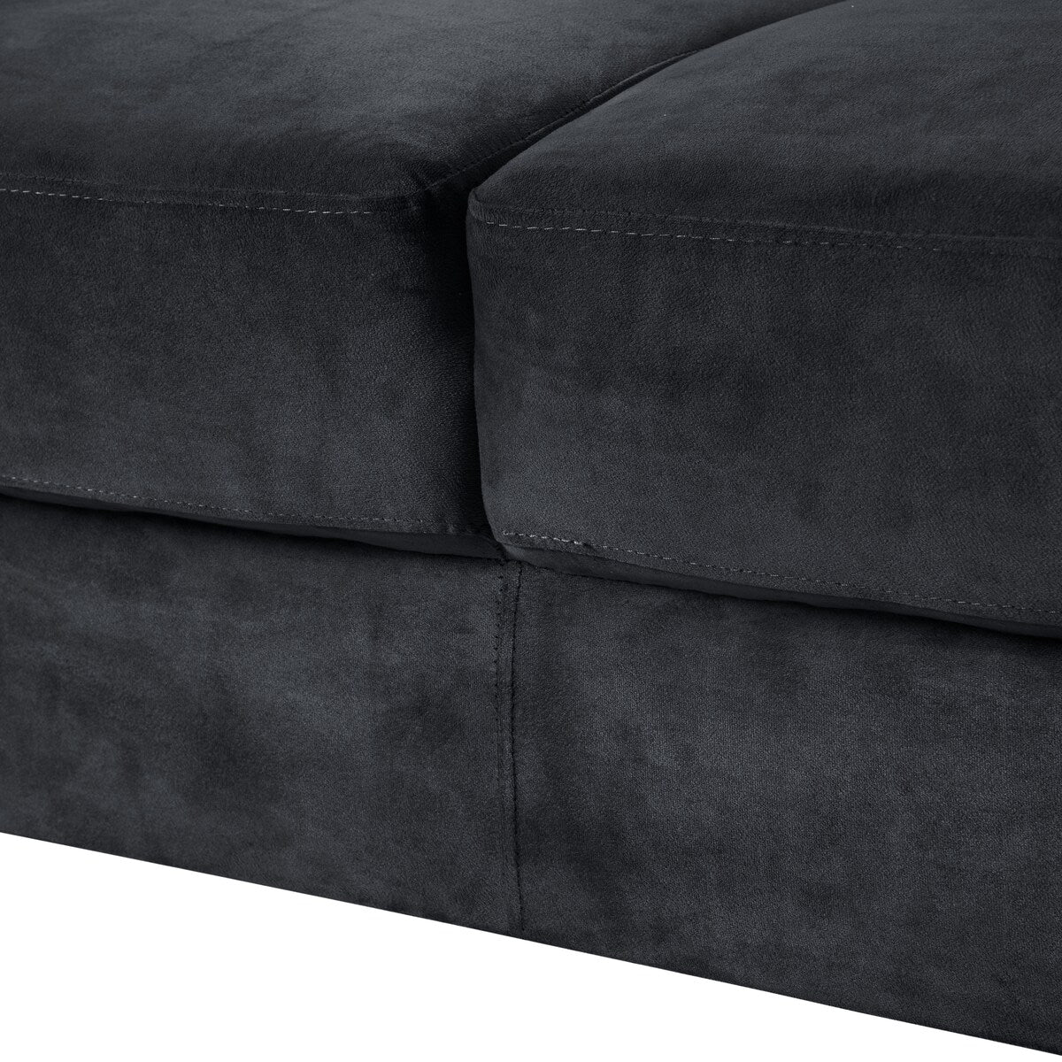 Roomfitters Comfortable Sectional Seater Couch and Sofa Set for Living Room, Bedroom, Office | Small Space Furniture