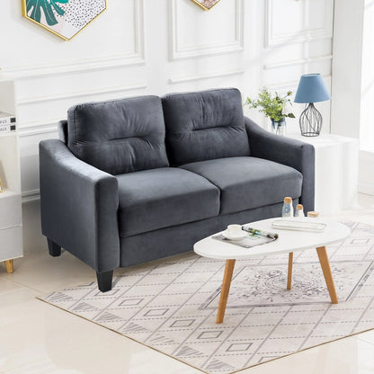 Roomfitters Comfortable Sectional Seater Couch and Sofa Set for Living Room, Bedroom, Office | Small Space Furniture