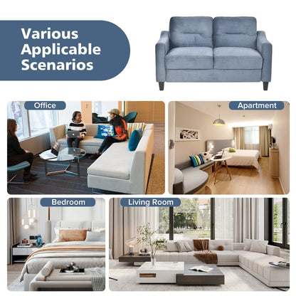 Roomfitters Comfortable Sectional Seater Couch and Sofa Set for Living Room, Bedroom, Office | Small Space Furniture
