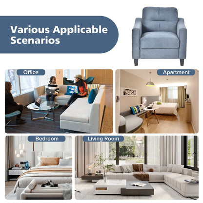 Roomfitters Comfortable Sectional Seater Couch and Sofa Set for Living Room, Bedroom, Office | Small Space Furniture