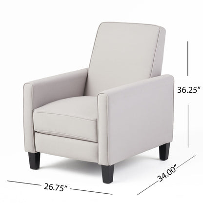 Roomfitters Fabric Push Back Chair for Elegant Home Décor