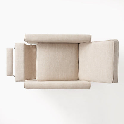 Roomfitters Fabric Push Back Chair for Elegant Home Décor