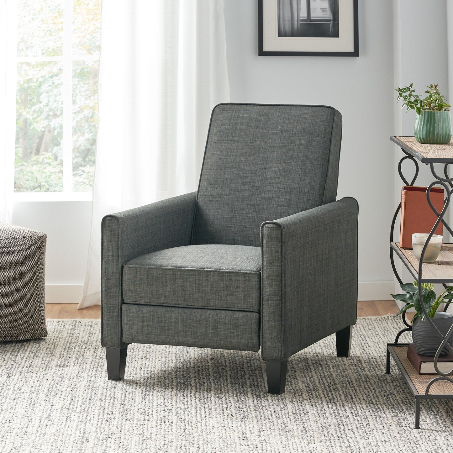 Roomfitters Fabric Push Back Chair for Elegant Home Décor