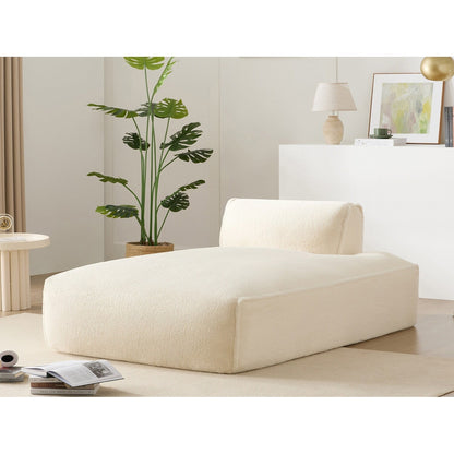 Roomfitters Left-Facing Modular Sofa with Foam-Filled Seat, Compressed Floor Couch for Living Room, No Assembly Needed