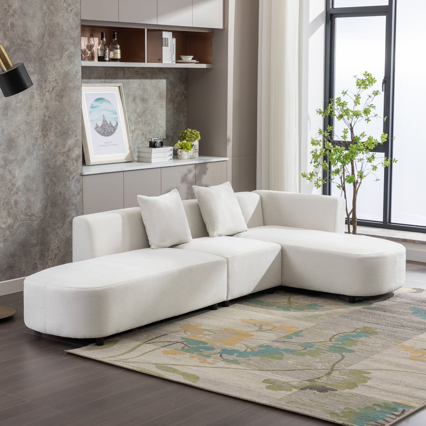 Roomfitters Luxury Modern Style Upholstery Sofa for Living Room, Elegant and Comfortable Design, Perfect for Any Living Space