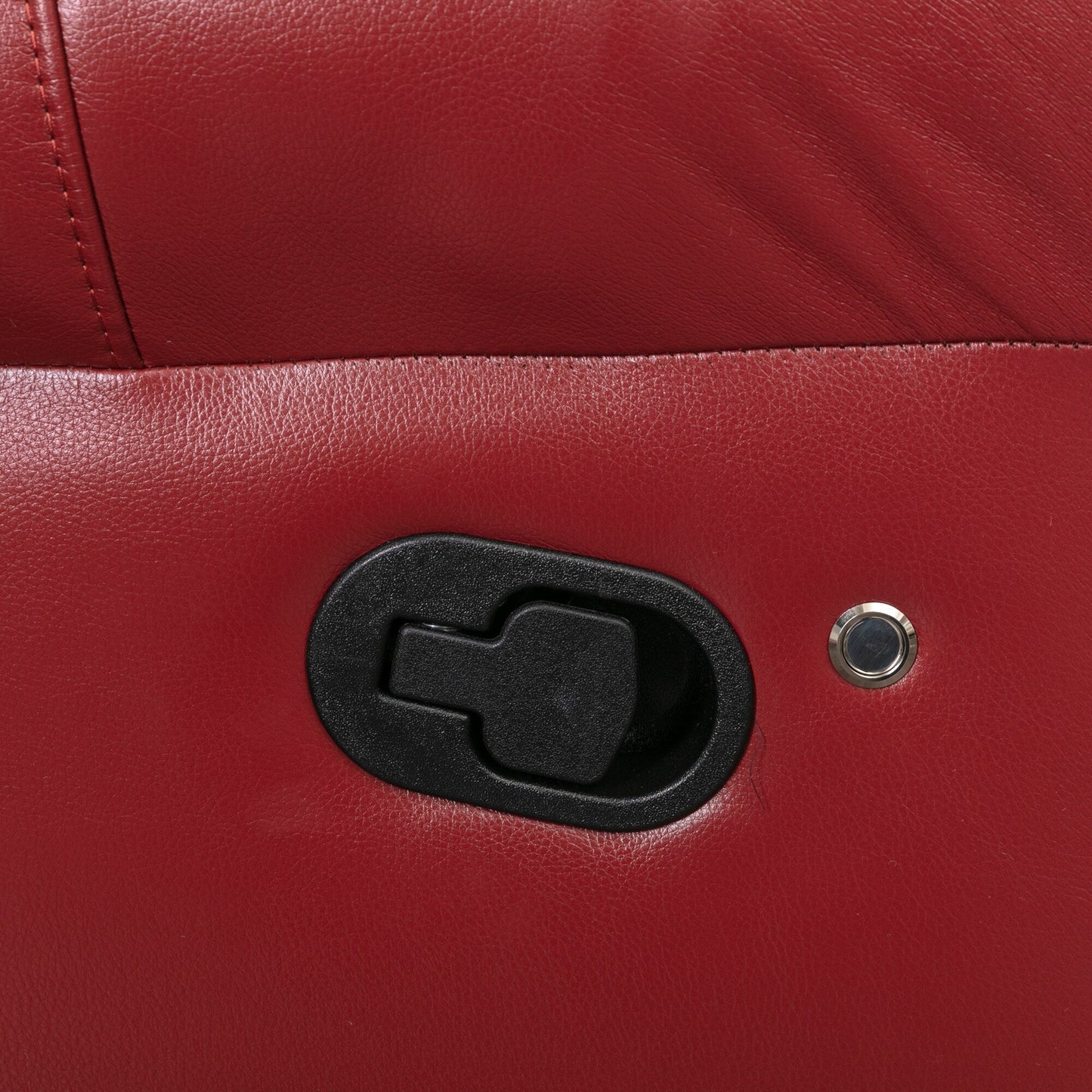 Roomfitters Manual Recliner Loveseat with Hideaway Storage, Dual Cup Holders, and Comfortable Design