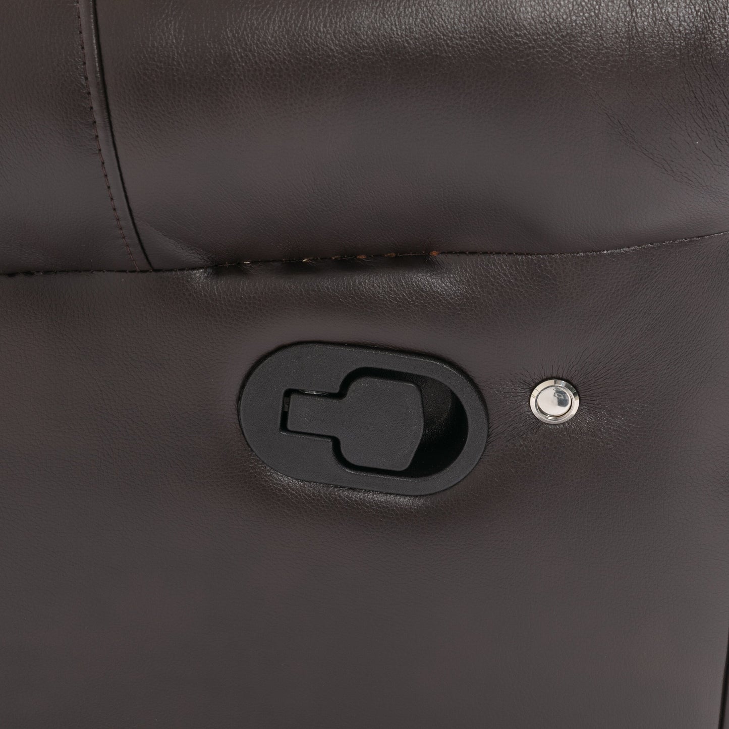 Roomfitters Manual Rocking Recliner Chair with Center Console, Perfect Home Theater Seating for Living Room