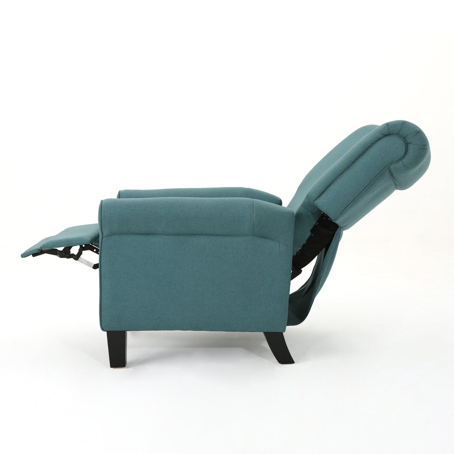 Roomfitters Manual Standard Recliner, Comfortable Lounge Chair for Living Room, Bedroom, Teal