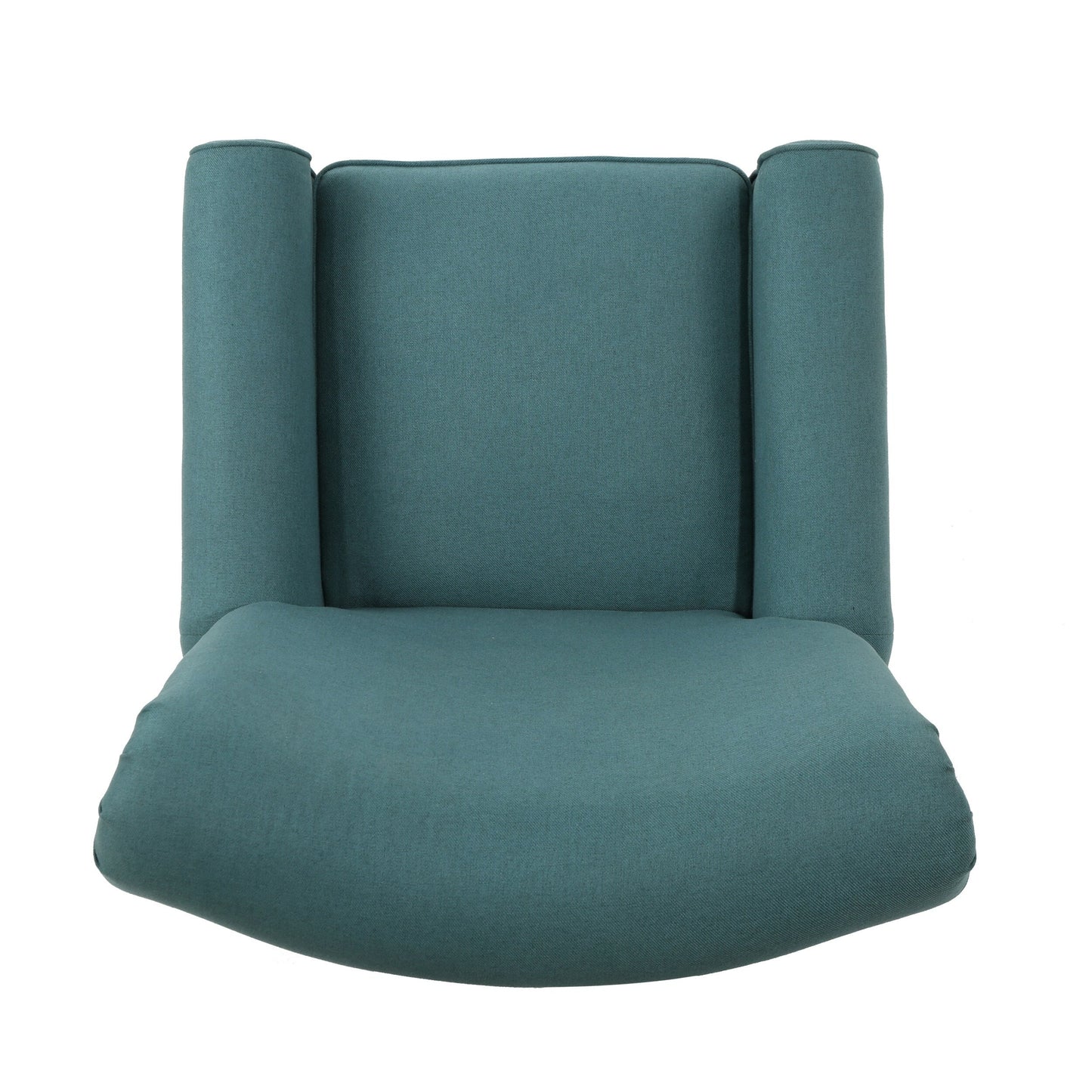 Roomfitters Manual Standard Recliner, Comfortable Lounge Chair for Living Room, Bedroom, Teal