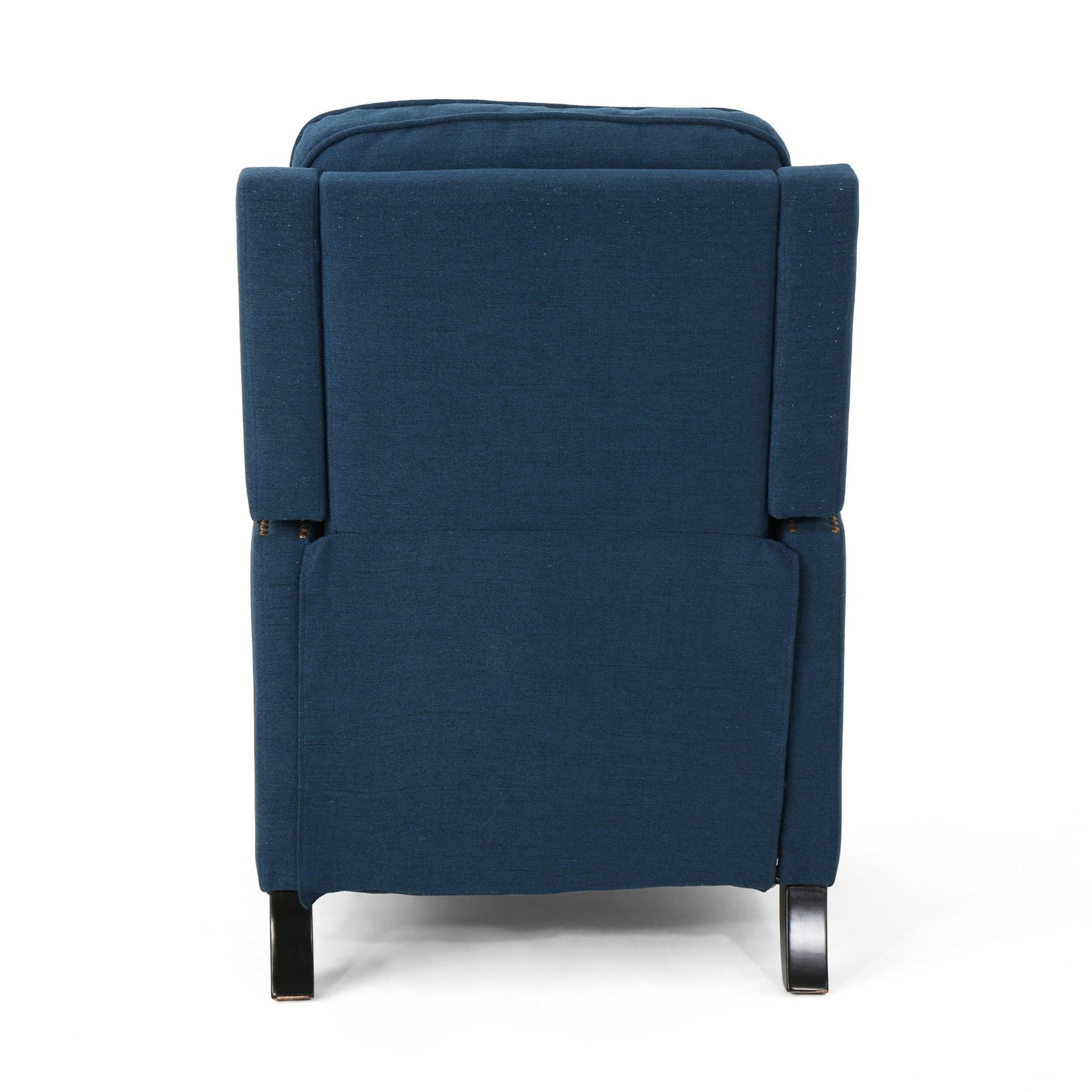 Roomfitters Manual Standard Recliner, Compact Recliner for Living Room, Bedroom, Navy Blue