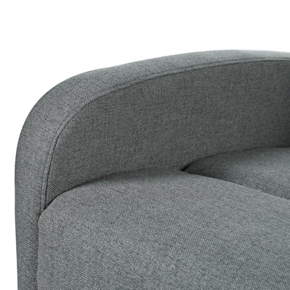 Roomfitters Modern Recliner Manual Recliner Home Theater Chair, Adjustable Recliner for Living Room, Charcoal