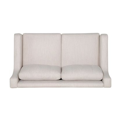 Roomfitters Modern Upholstered Sofa, Button-Tufted Couch with Curved Armrests and Comfortable Cushions