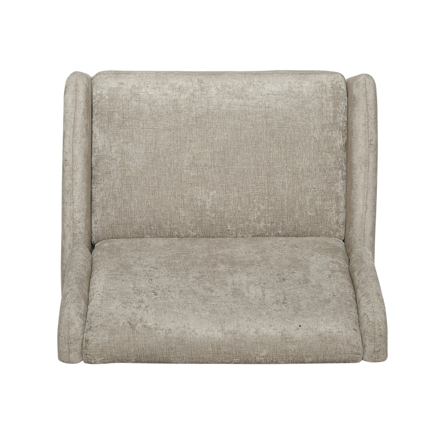 Roomfitters Oversized Textured Fabric Pushback Recliner, Cozy Recliner for Living Room