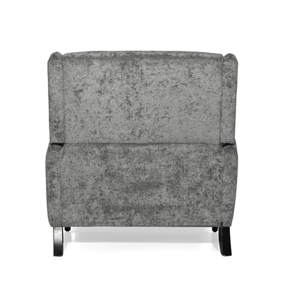 Roomfitters Oversized Textured Fabric Pushback Recliner, Cozy Recliner for Living Room