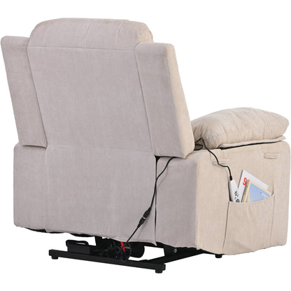 Roomfitters Power Lift Massage Recliner Chair with Soothing Heat, Adjustable Massage Modes, Infinite Reclining Options