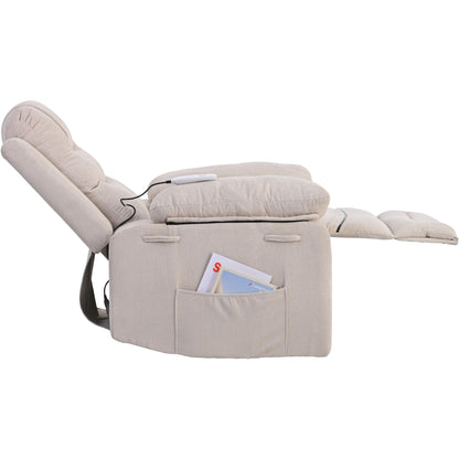 Roomfitters Power Lift Massage Recliner Chair with Soothing Heat, Adjustable Massage Modes, Infinite Reclining Options