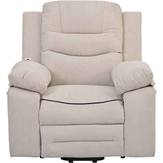 Roomfitters Power Lift Massage Recliner Chair with Soothing Heat, Adjustable Massage Modes, Infinite Reclining Options