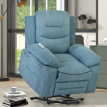 Roomfitters Power Lift Massage Recliner Chair with Soothing Heat, Adjustable Massage Modes, Infinite Reclining Options
