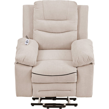 Roomfitters Power Lift Massage Recliner Chair with Soothing Heat, Adjustable Massage Modes, Infinite Reclining Options