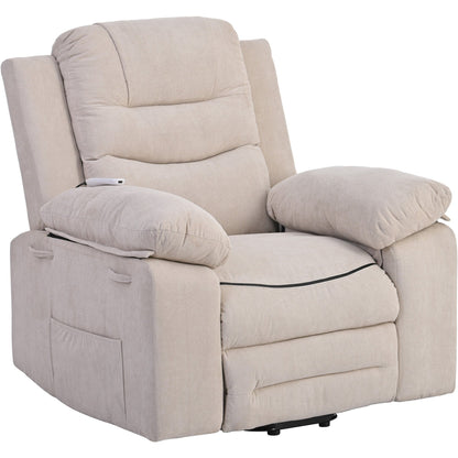 Roomfitters Power Lift Massage Recliner Chair with Soothing Heat, Adjustable Massage Modes, Infinite Reclining Options