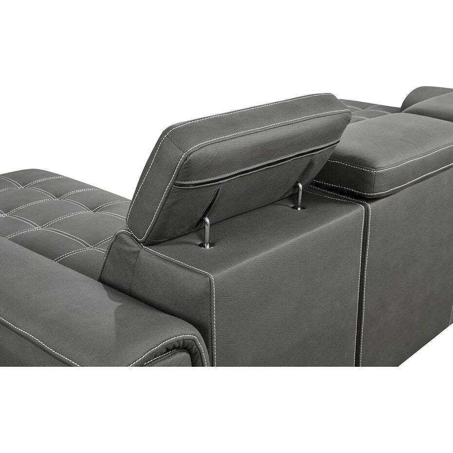 Roomfitters U-Shaped Sleeper Sofa, 121 Oversized 2 in 1 Pull-Out Bed, Sectional Sofa with Double Storage Chaise