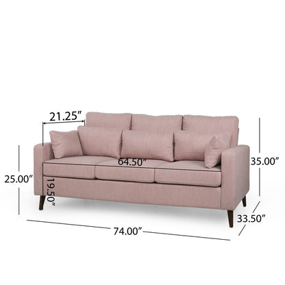 Roselle Upholstered 3-seat Sofa by Christopher Knight Home