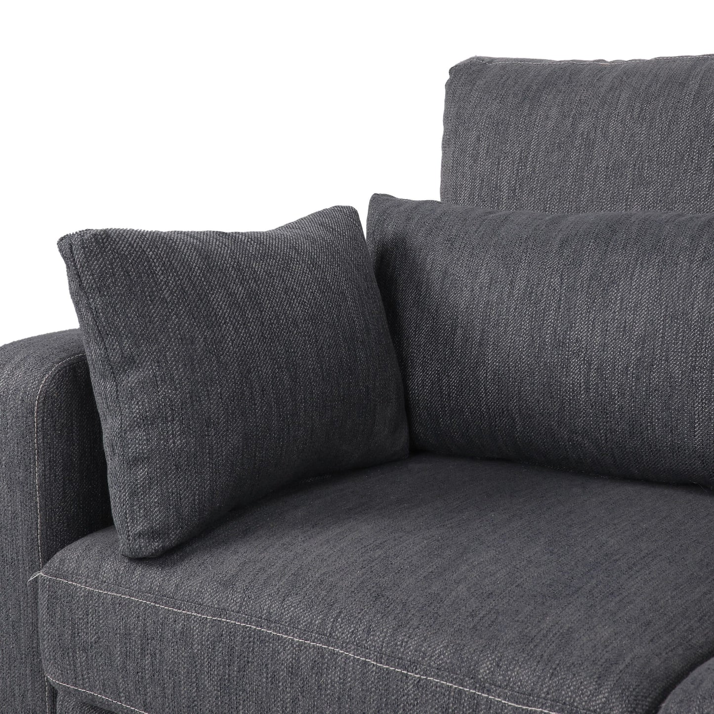 Roselle Upholstered 3-seat Sofa by Christopher Knight Home