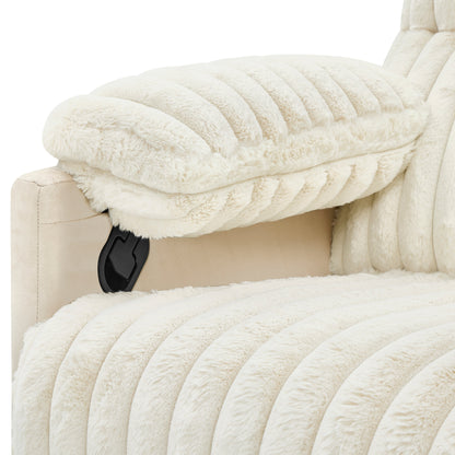 Roundhill Furniture Bocaton Wide Wale Corduroy Upholstery Manual Recliner