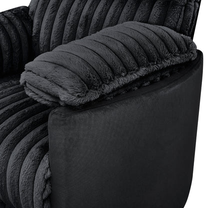 Roundhill Furniture Bocaton Wide Wale Corduroy Upholstery Manual Recliner