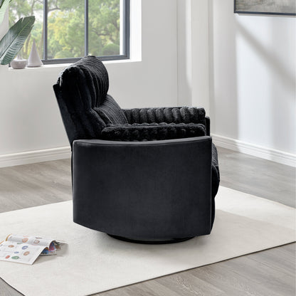 Roundhill Furniture Bocaton Wide Wale Corduroy Upholstery Manual Recliner