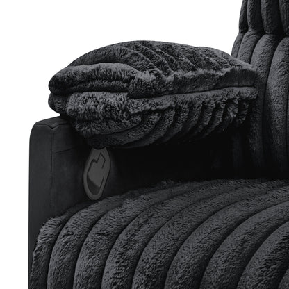 Roundhill Furniture Bocaton Wide Wale Corduroy Upholstery Manual Recliner