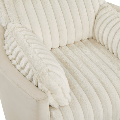 Roundhill Furniture Bocaton Wide Wale Corduroy Upholstery Manual Recliner