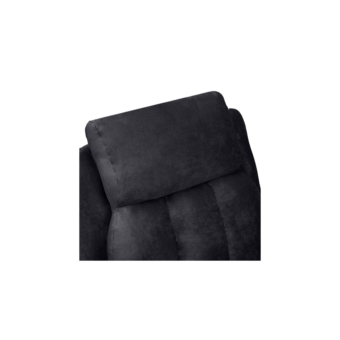 Deluxe Kids Recliner Chair with Footrest Headrest and 2 Cup Holders Microfiber Kids Recliner for Age 3+ Years