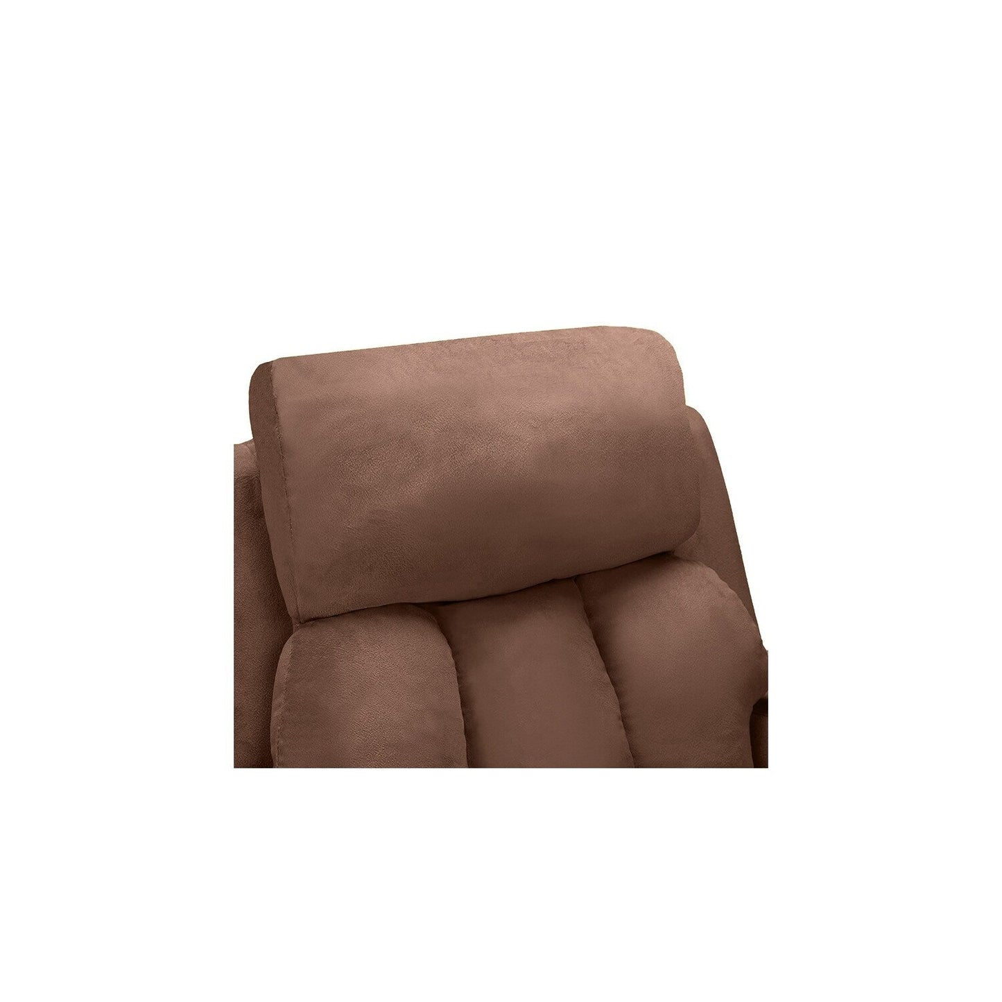 Deluxe Kids Recliner Chair with Footrest Headrest and 2 Cup Holders Microfiber Kids Recliner for Age 3+ Years