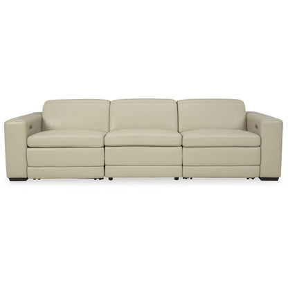 Signature Design by Ashley Texline 4-Piece Power Reclining Sofa - 93W x 43D x 32H