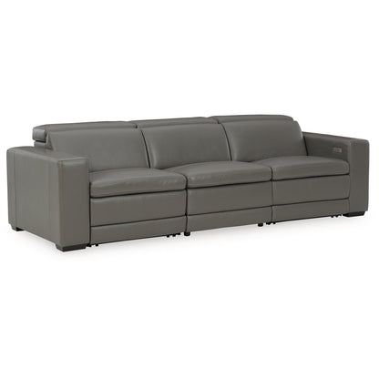 Signature Design by Ashley Texline 4-Piece Power Reclining Sofa - 93W x 43D x 32H