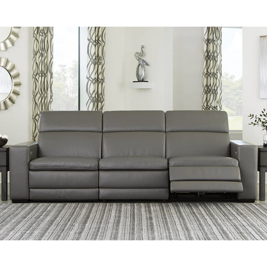 Signature Design by Ashley Texline 4-Piece Power Reclining Sofa - 93W x 43D x 32H
