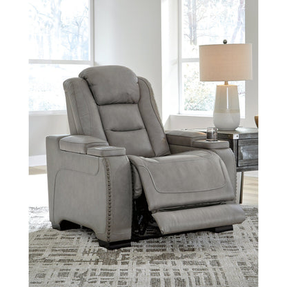 Signature Design by Ashley The Man-Den Gray 3-Piece Upholstery Package