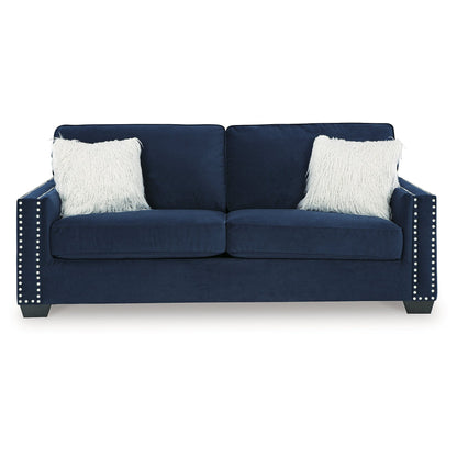 Signature Design by Ashley Wilclay Blue Sofa - 84 W x 38 D x 37 H
