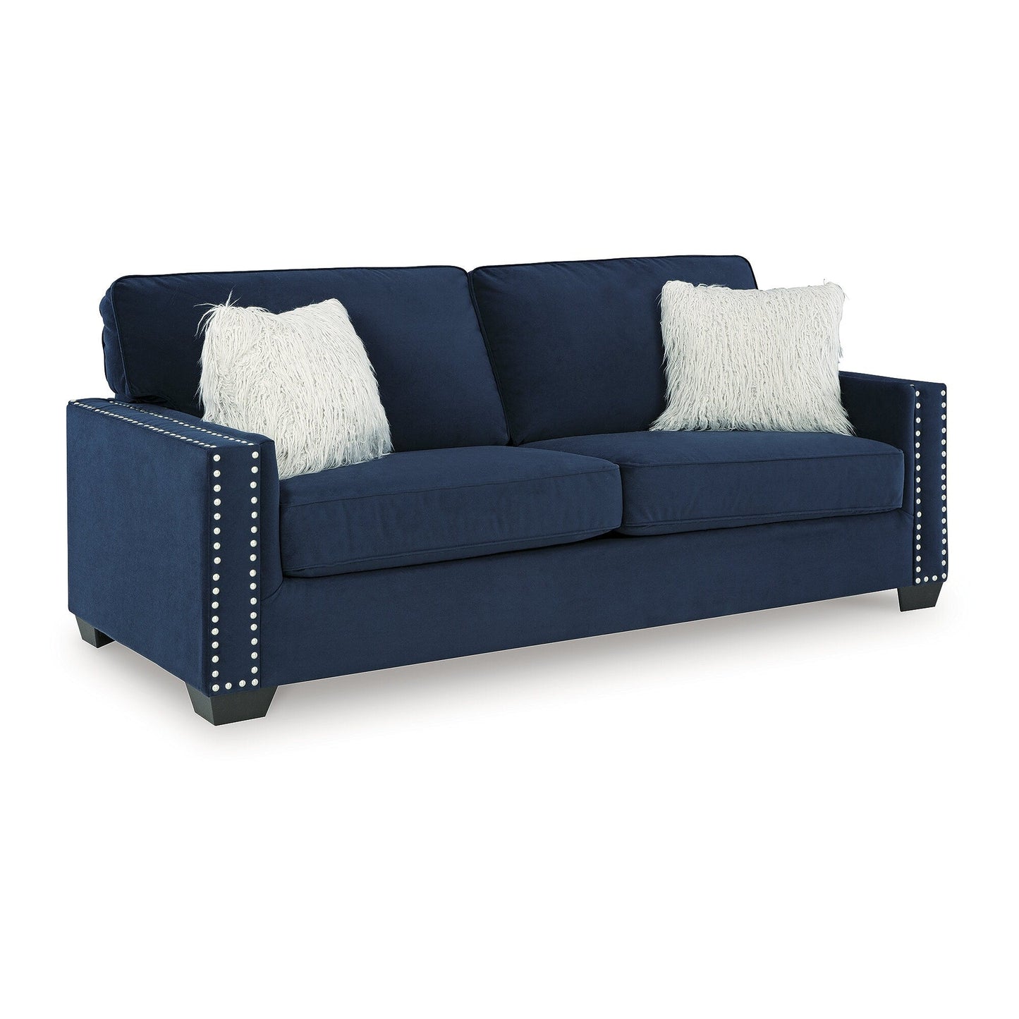 Signature Design by Ashley Wilclay Blue Sofa - 84 W x 38 D x 37 H