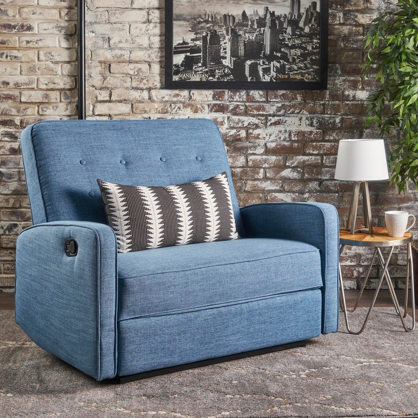 Sleek 47 Wide Manual Standard Recliner by HarperBright Designs