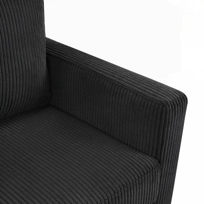 Sleeper Sofa Loveseat Sofa with a Foldable Mattress and Storage Pocket and Two USB Ports - 2 Seat