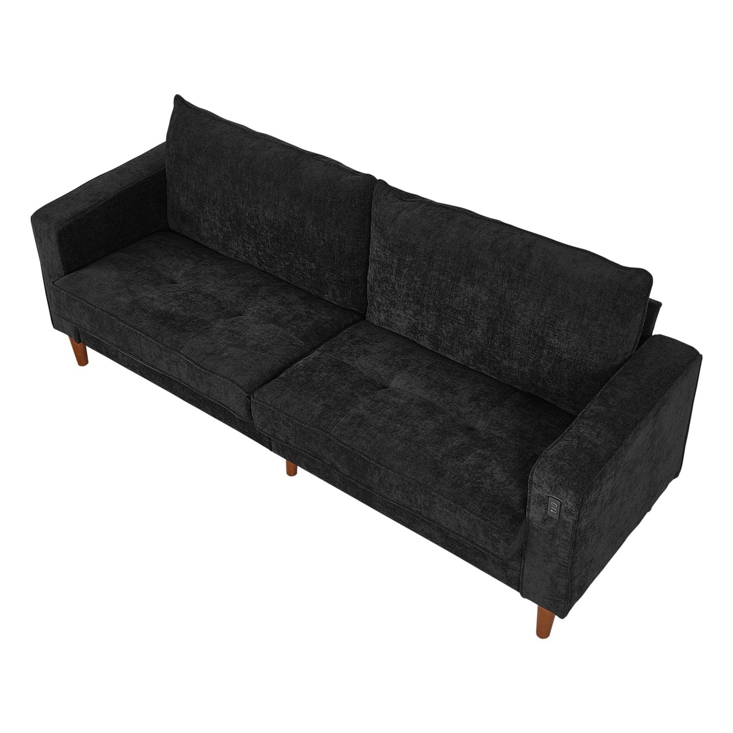 82.7 Sofas for Living Room, Comfy Love Seat Couches, Corduroy Loveseat Sofa,, Easy Assembly with USB