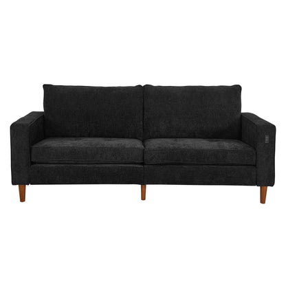 82.7 Sofas for Living Room, Comfy Love Seat Couches, Corduroy Loveseat Sofa,, Easy Assembly with USB