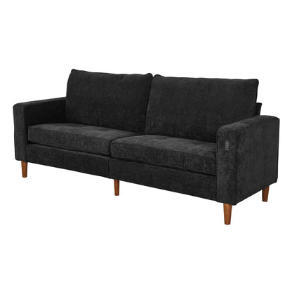 82.7 Sofas for Living Room, Comfy Love Seat Couches, Corduroy Loveseat Sofa,, Easy Assembly with USB