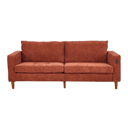 82.7 Sofas for Living Room, Comfy Love Seat Couches, Corduroy Loveseat Sofa,, Easy Assembly with USB